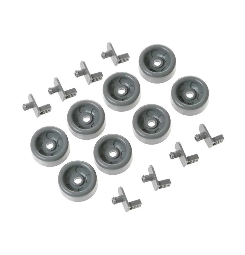 GE Dishwasher Lower Dishrack Roller Kit - WD35X21041, Replaces: WD12X10107
