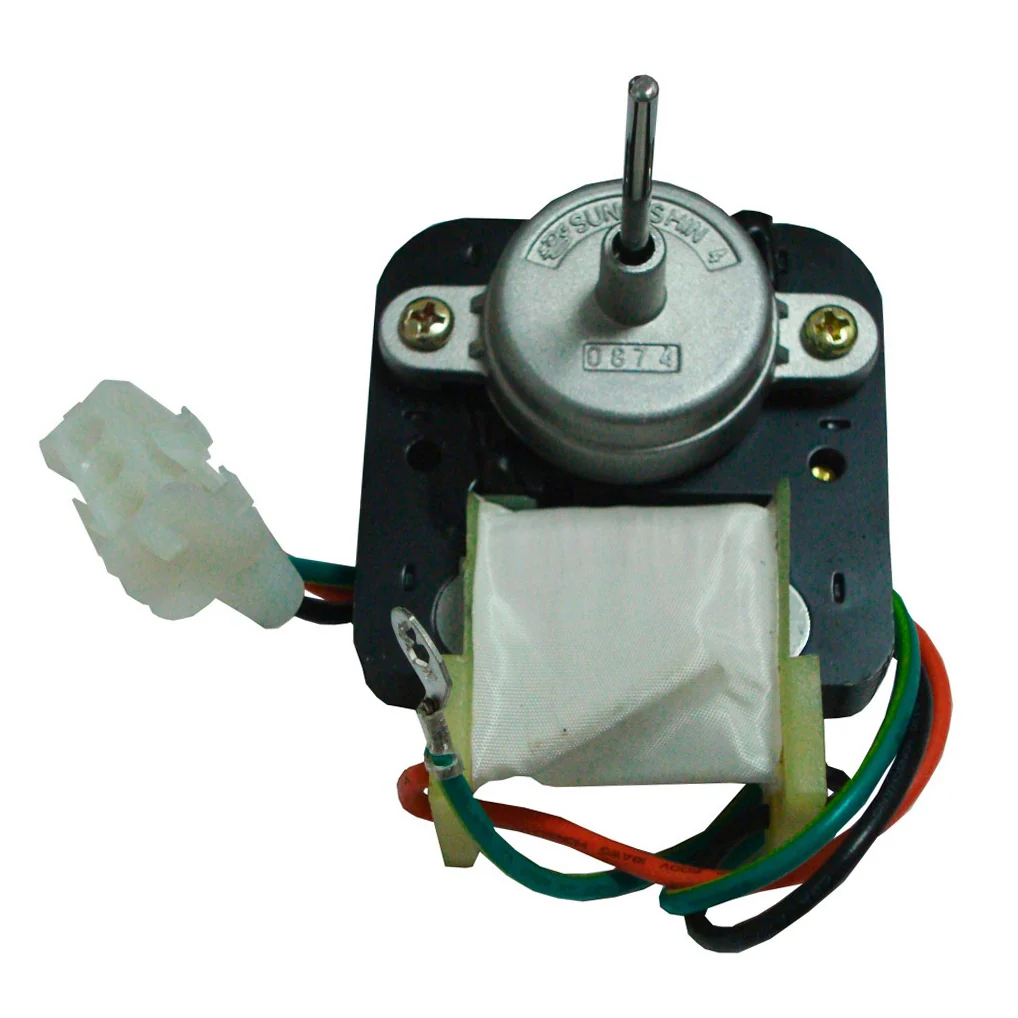 GE Refrigerator Condenser Fan Motor - WR60X10220, Replaces: WR60X10133