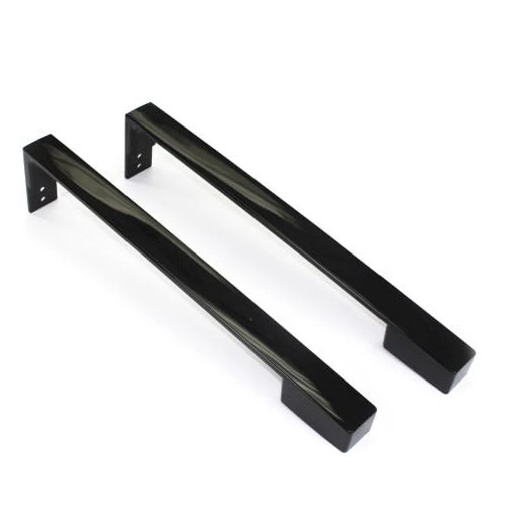 GE Refrigerator Handle Set (Black) - WR12X32350, Replaces: WR12X21196