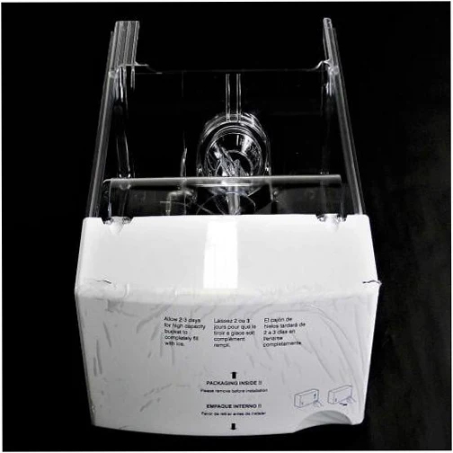 GE Refrigerator Ice Bucket & Auger Assembly - WR17X24426, Replaces: WR29X42448