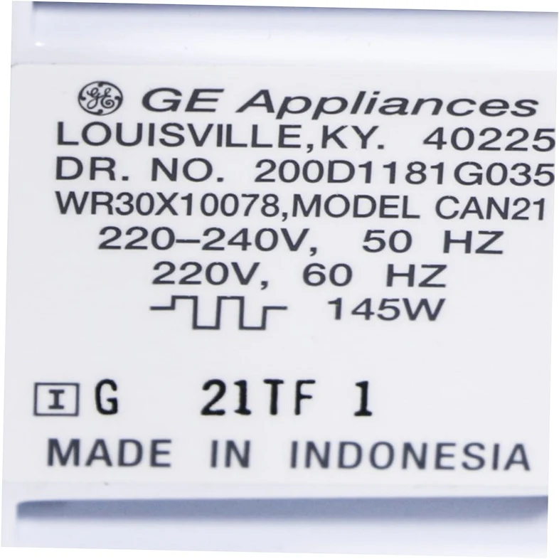 GE Refrigerator Ice Maker Kit (220V) - WR30X10081, Replaces: WR29X0176