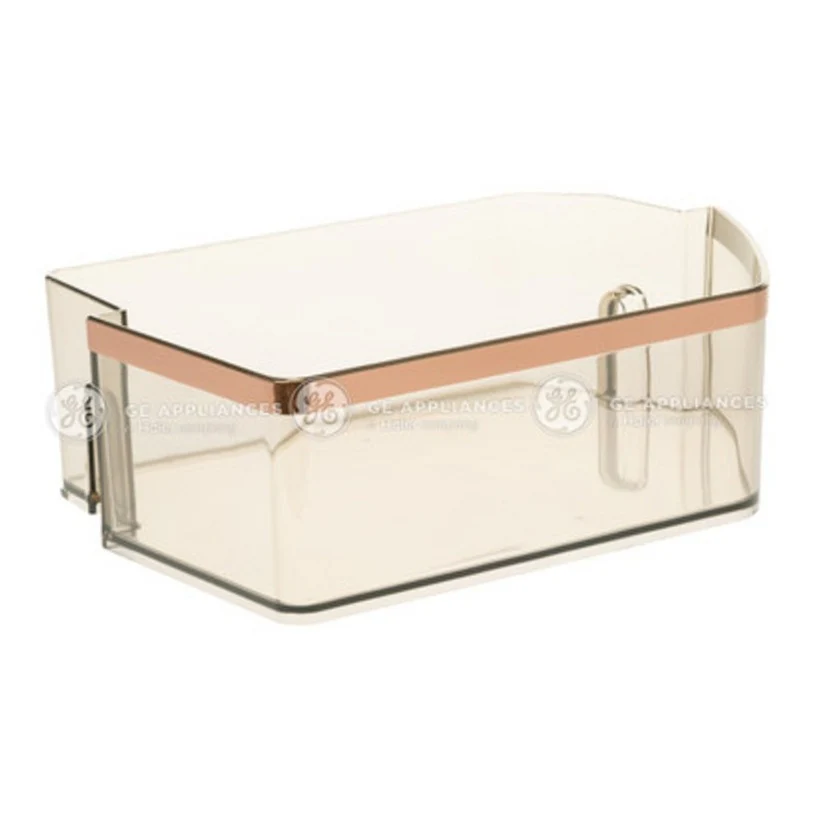 GE Refrigerator Tinted Right Door Bin - WR71X31844, Replaces: WG03A04458