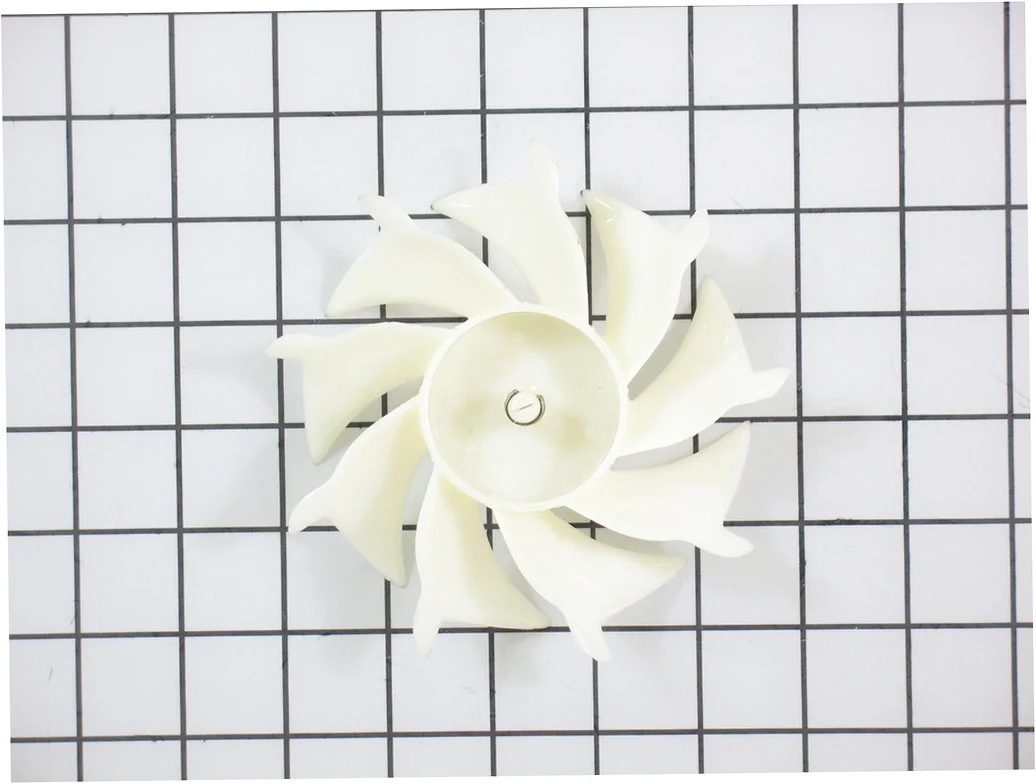 LG Refrigerator Evaporator Fan Blade - 5901JJ1003A, Replaces: 5901JJ1004A