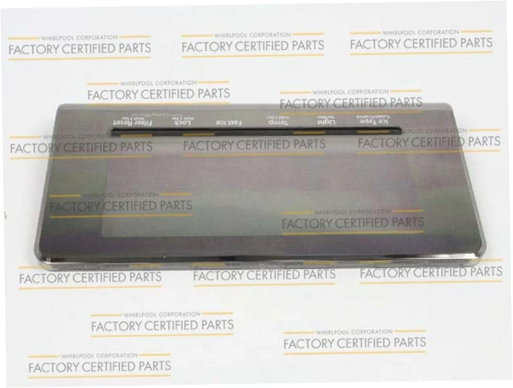 Whirlpool Refrigerator Escutcheon - WPW10254285, Replaces: W10254285