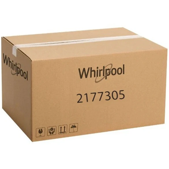 Whirlpool Refrigerator Fresh Food Door Gasket (Black) - 2177305, Replaces: 2171391